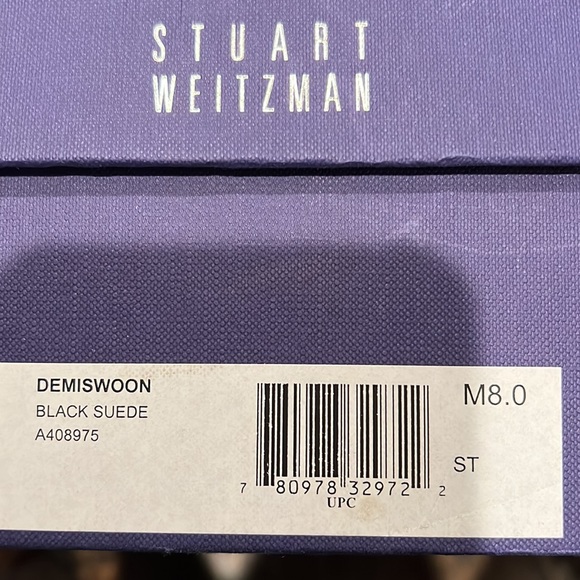 Stuart Weitzman Demiswoon black suede tall boots - Picture 8 of 8